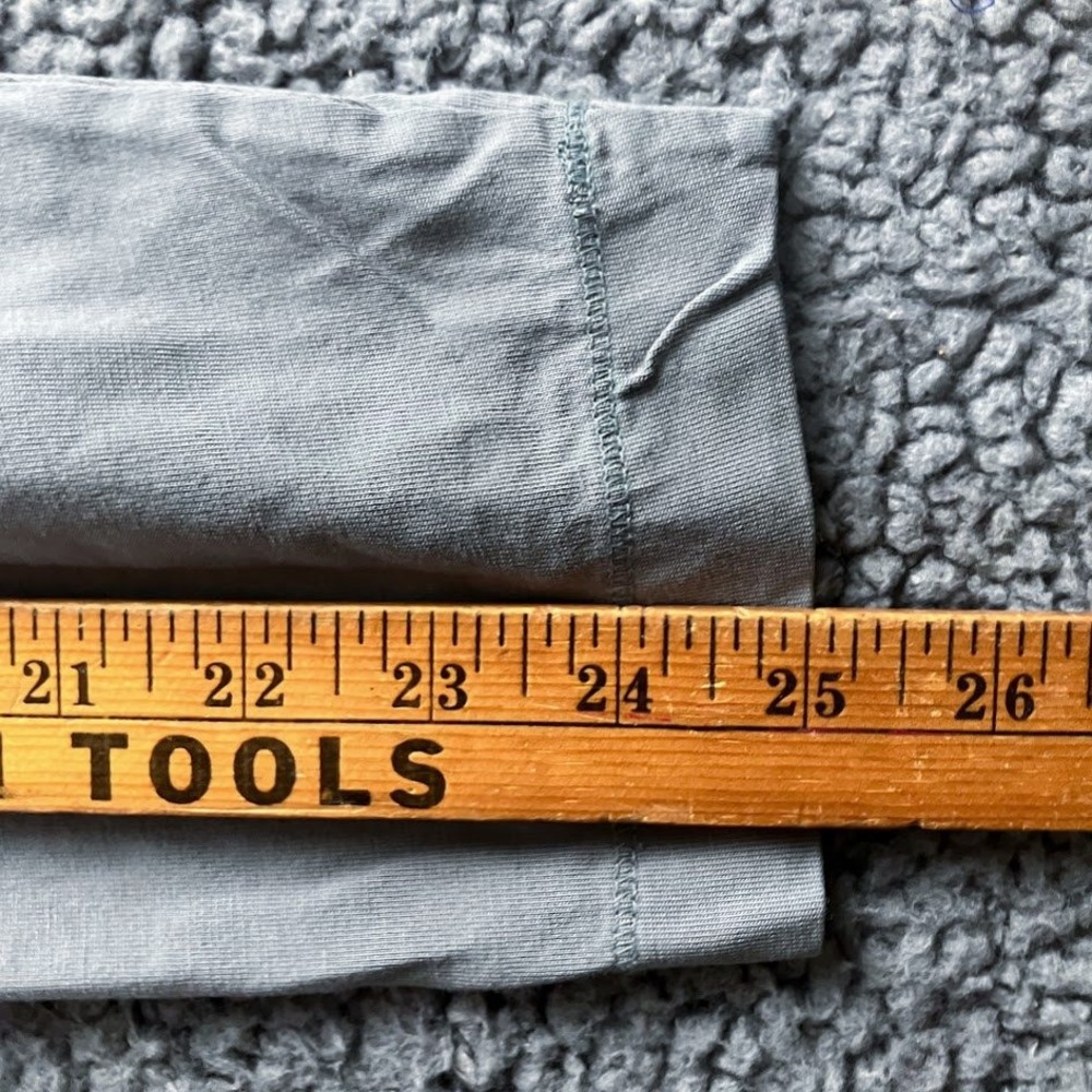 Banana Republic Mens Large Chrome Grey 100% Supima Cotton‎ Authentic Tee Hoodie - Picture 7 of 10